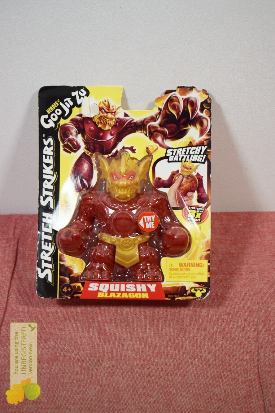 Goo Jit Zu Squishy Blazagon Stretch Strikers Figure